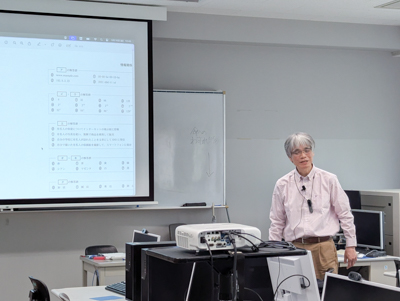 講師を務める神村准教授