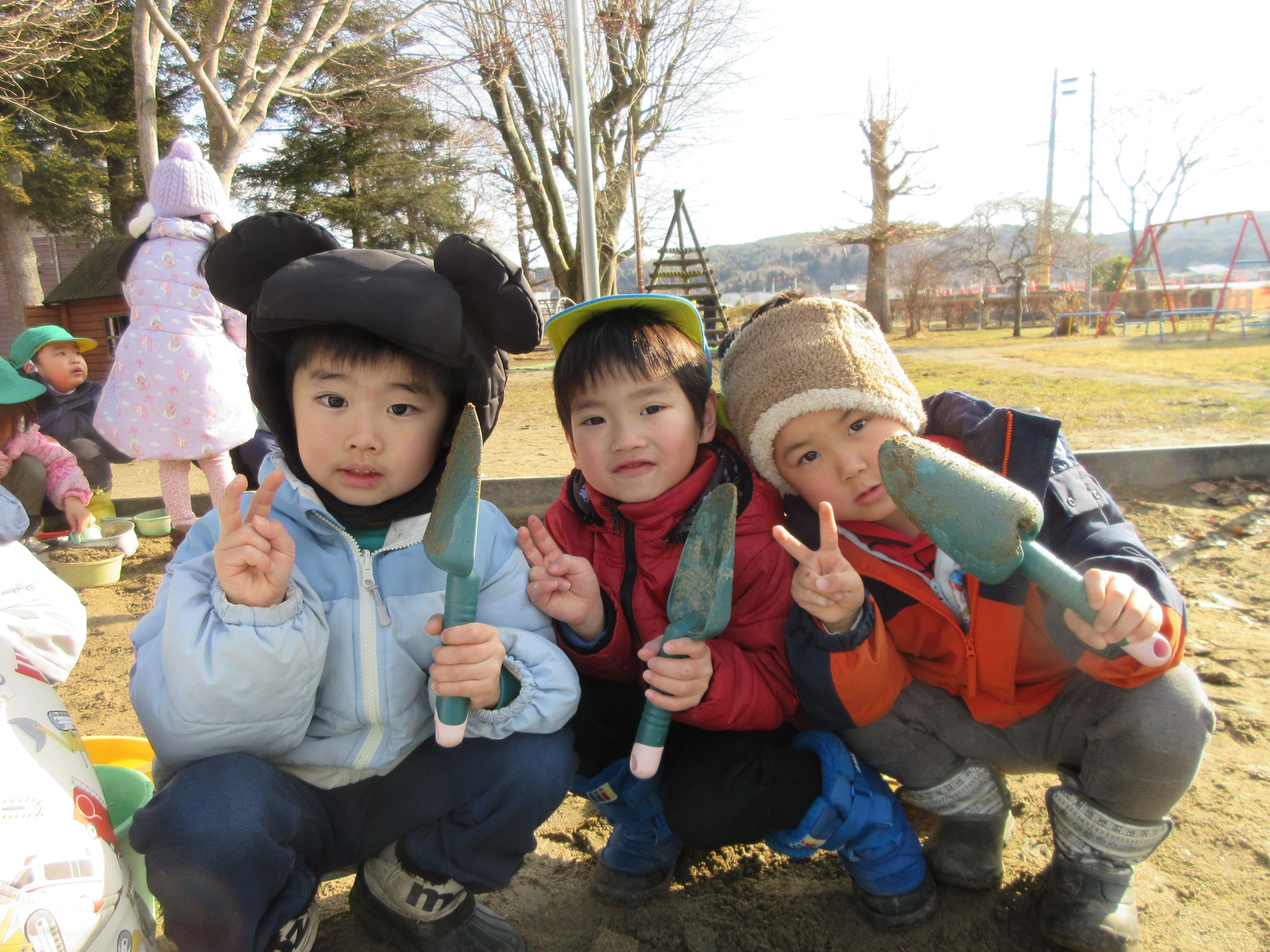 山づくり楽しい！