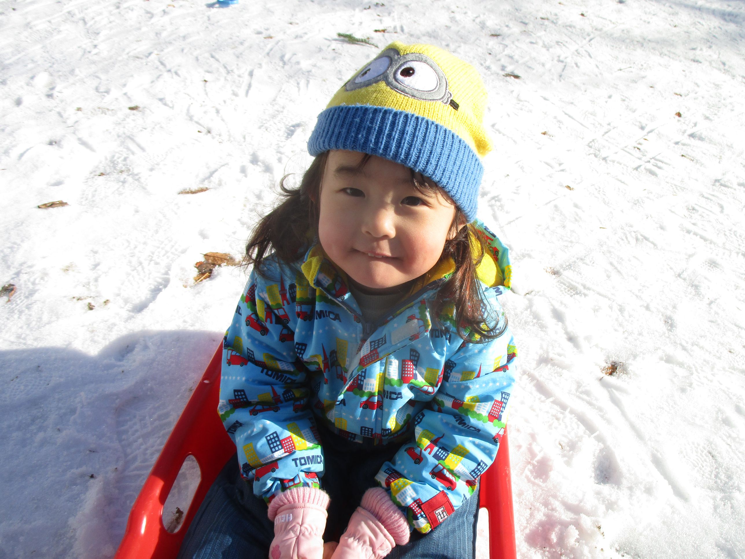 雪遊びってたのしいね