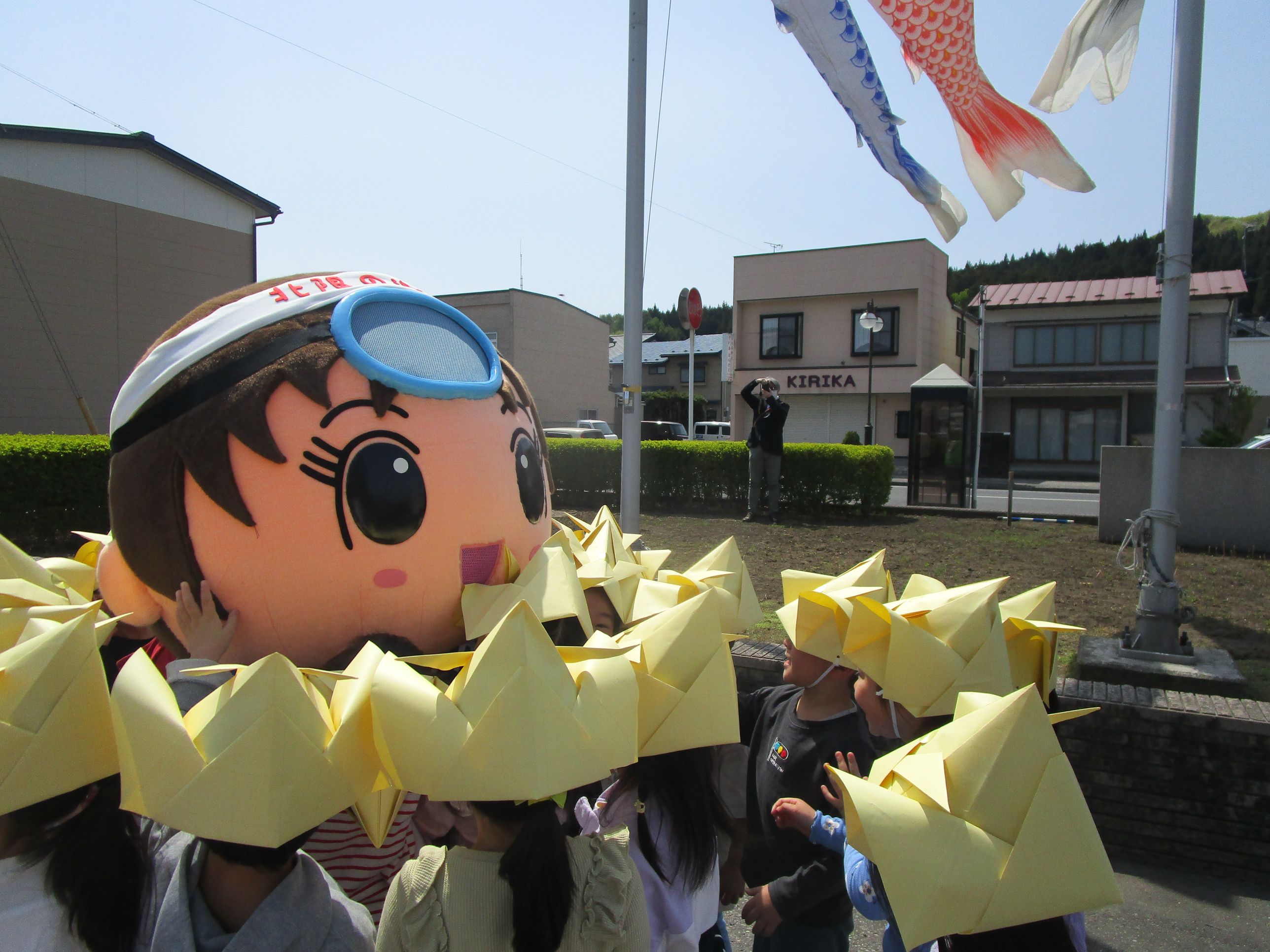 こいのぼり掲揚式