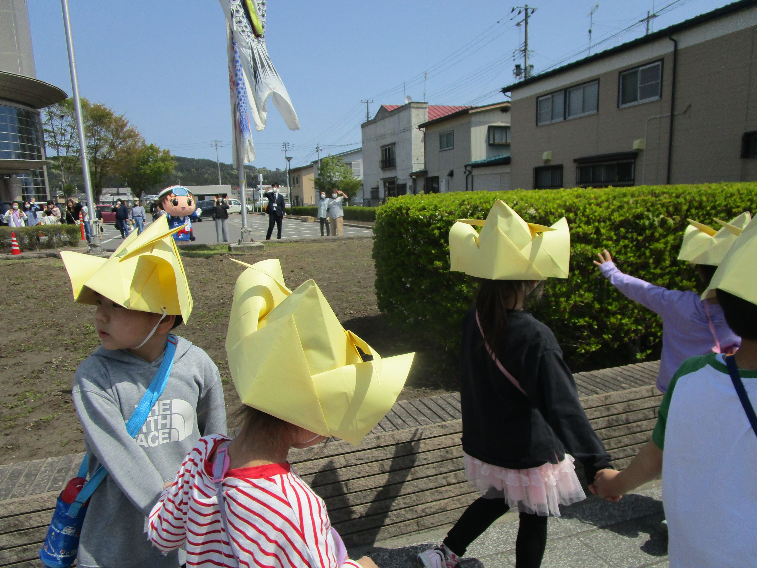 こいのぼり掲揚式