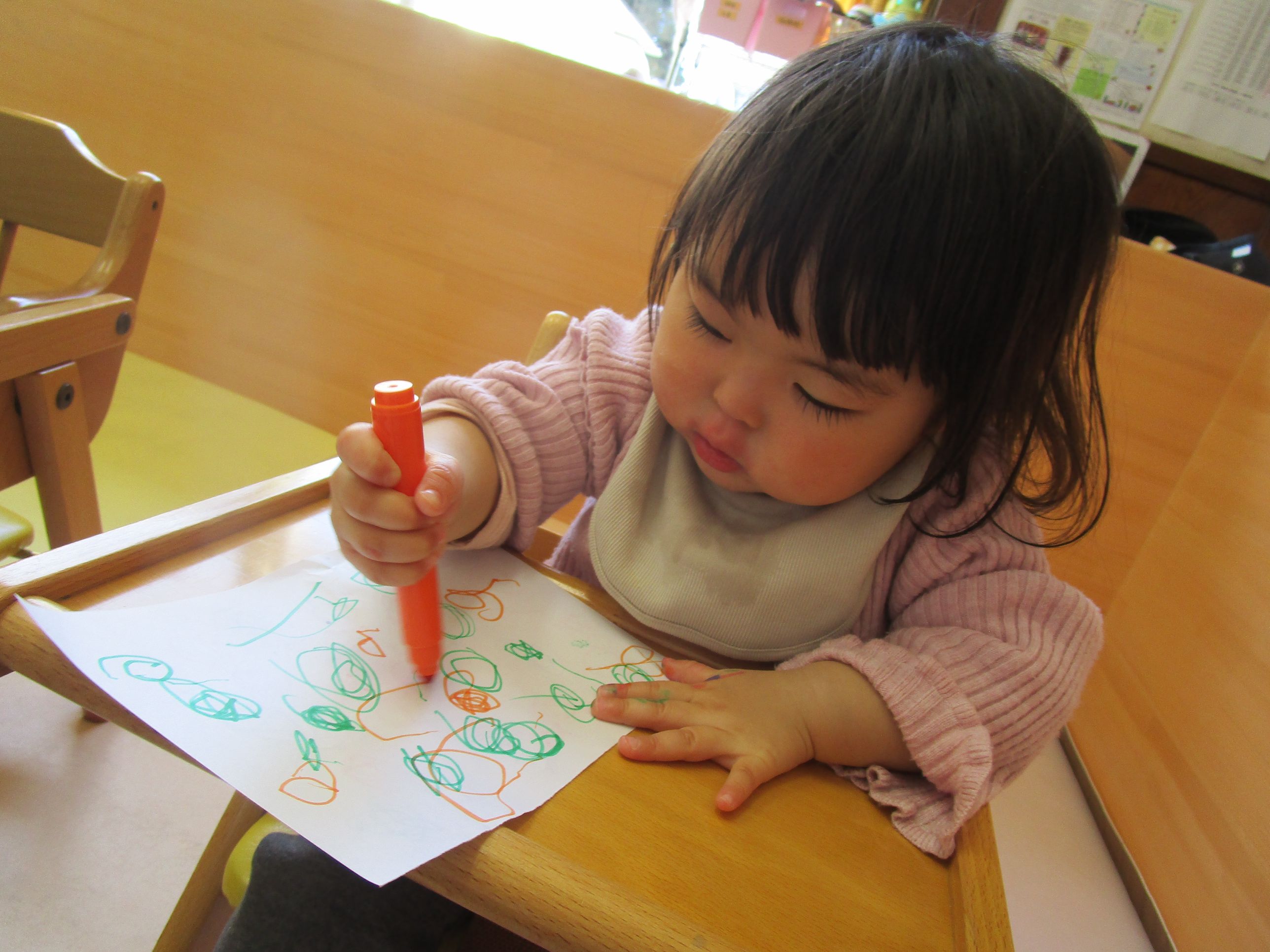 描き描き♪