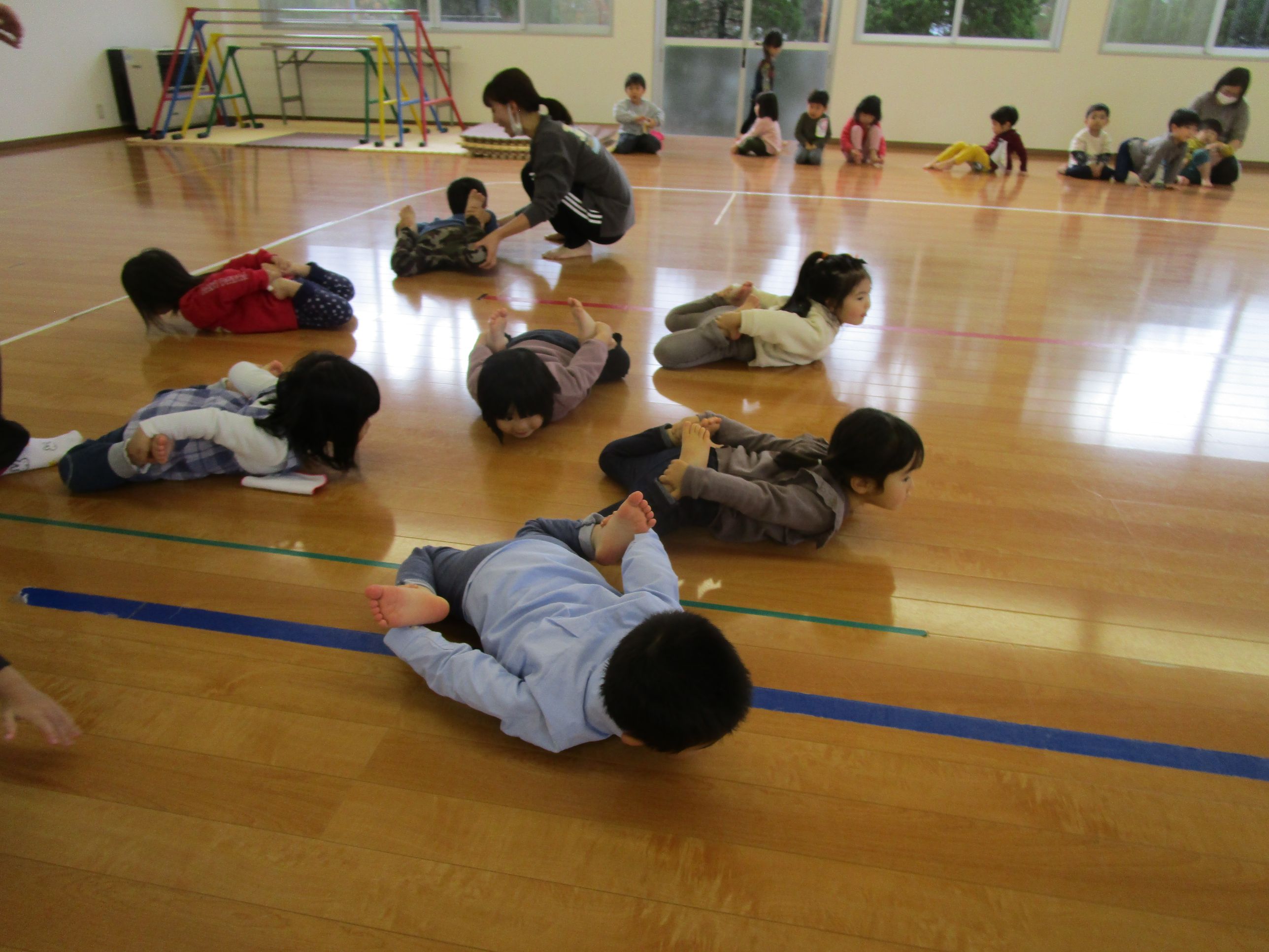 亀のポーズ