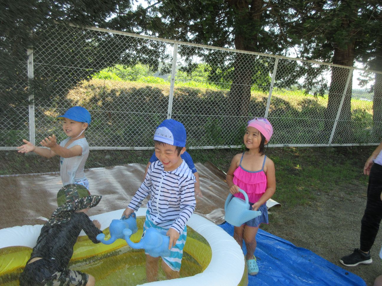 水遊び