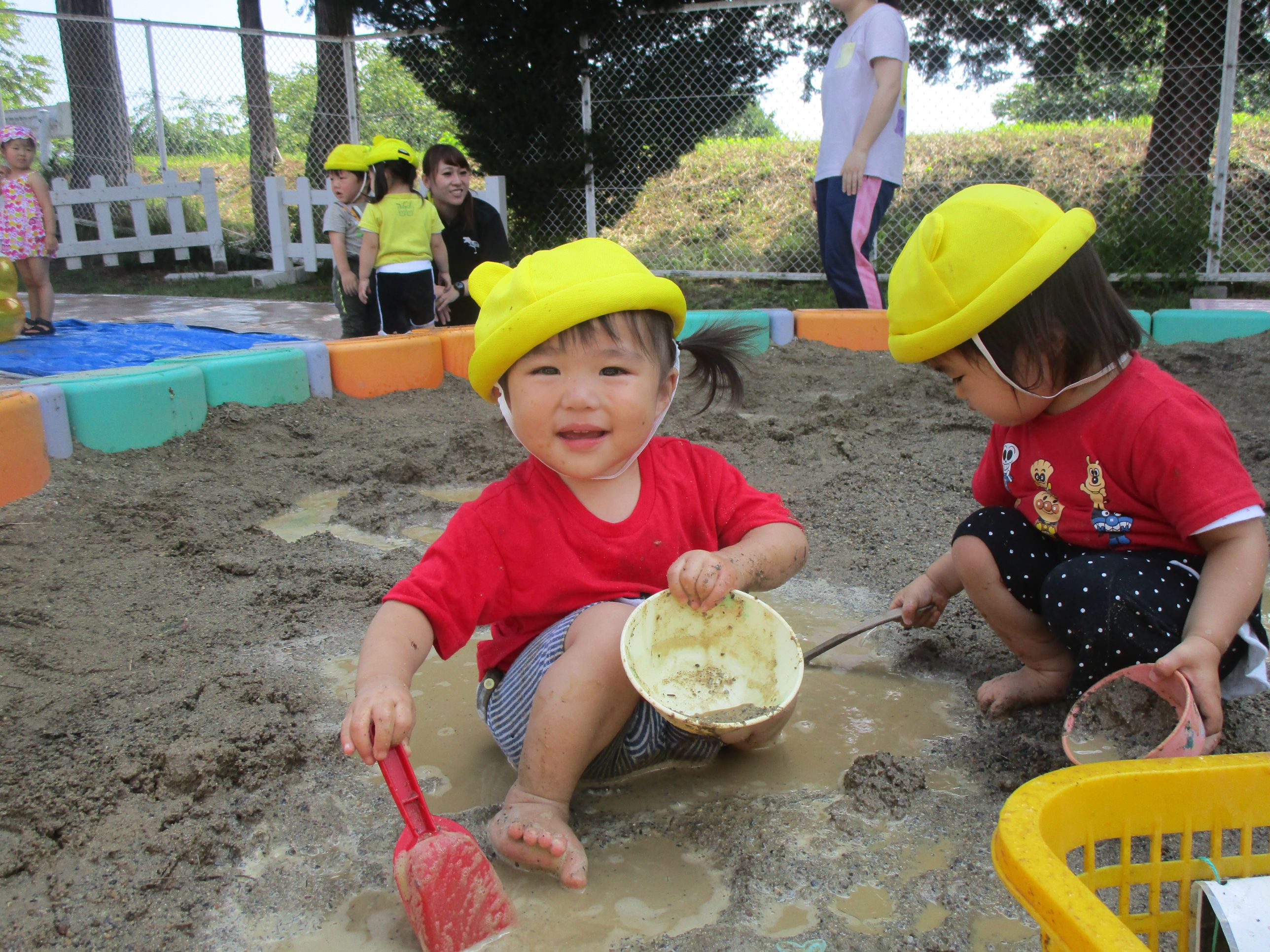 どろんこ遊び