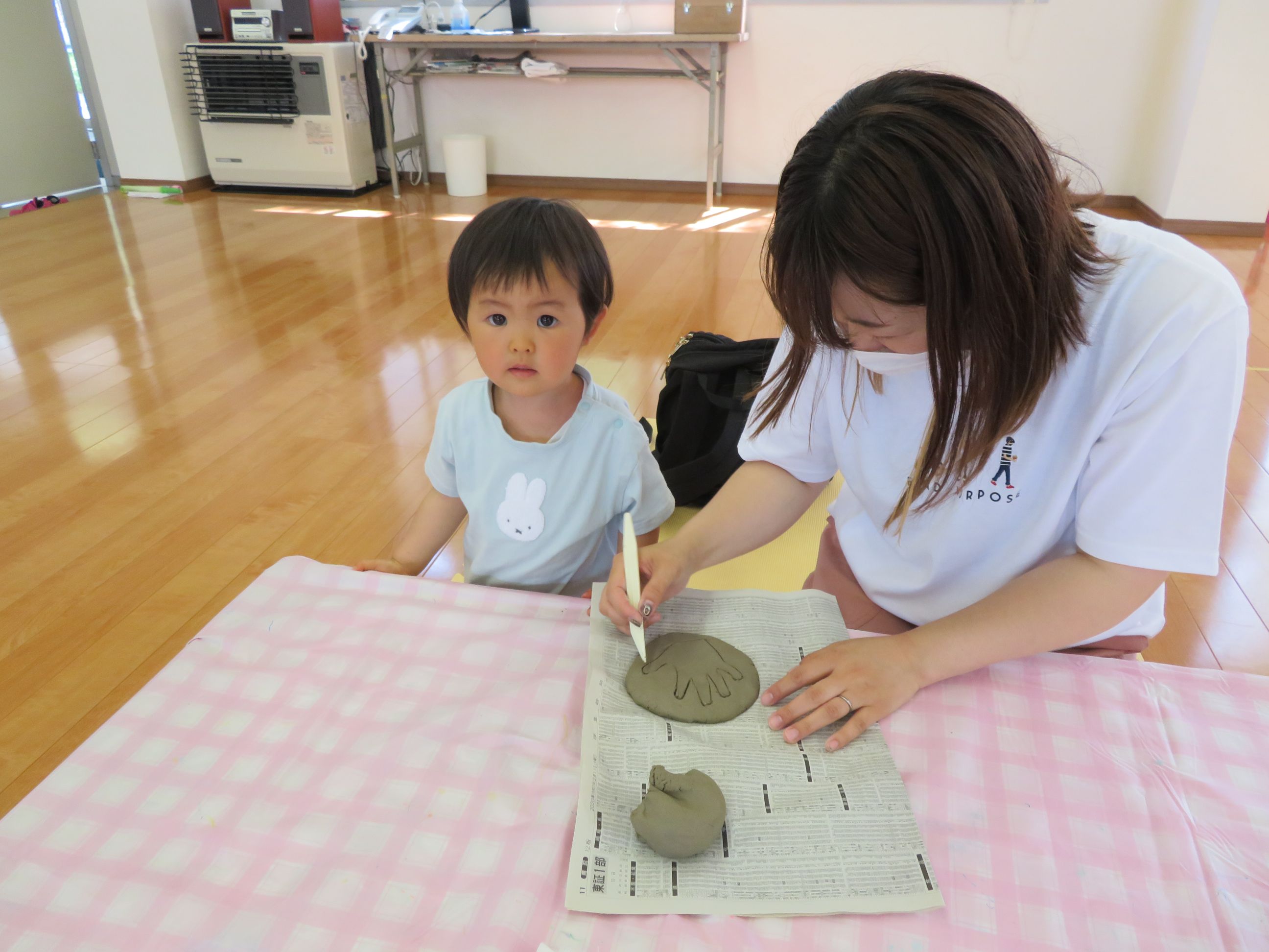 手形とったよ