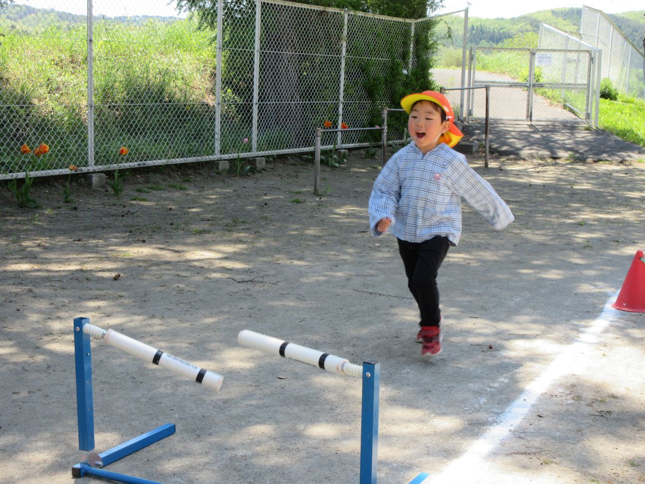 戸外体幹運動