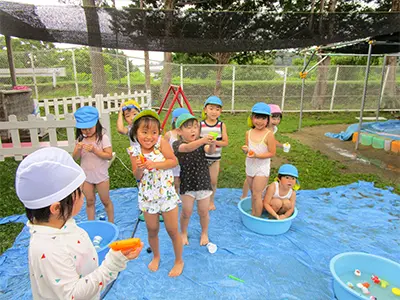 水遊び